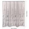 Wodoodporna Szybkoschnąca Zasłona Prysznicowa 71x71 cali Marmurkowa Zasłona Prysznicowa Dekoracyjna Poliestrowa Zasłona Prysznicowa