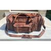 Leather Bag Travel Goat Gym Duffle Luggage Genuine Brown Vintage New Men's Men