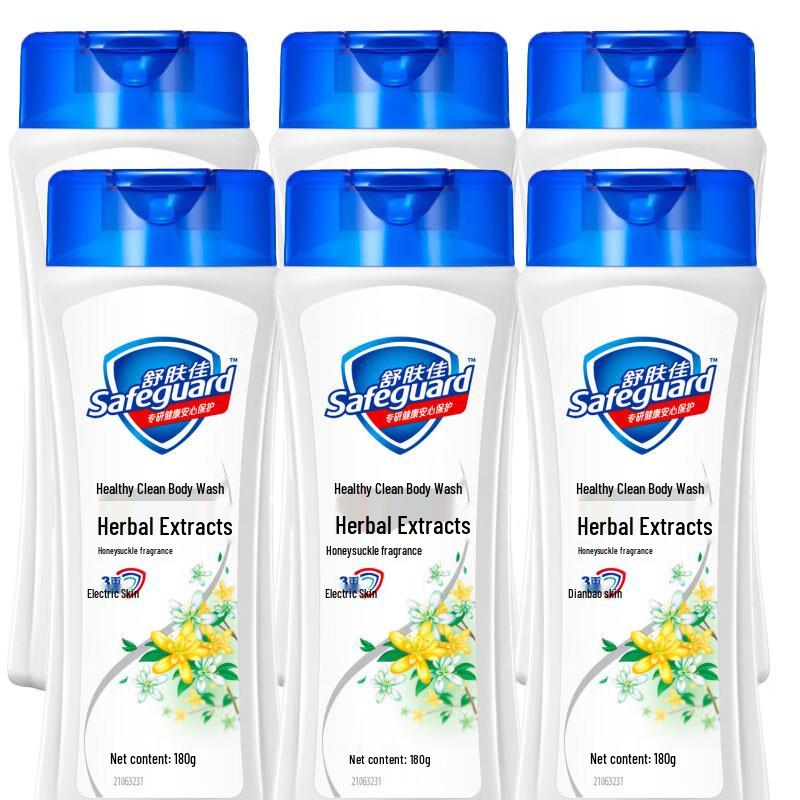 

Safeguard Healthy Refreshing Honeysuckle & Chrysanthemum Shower Gel (6x180g)