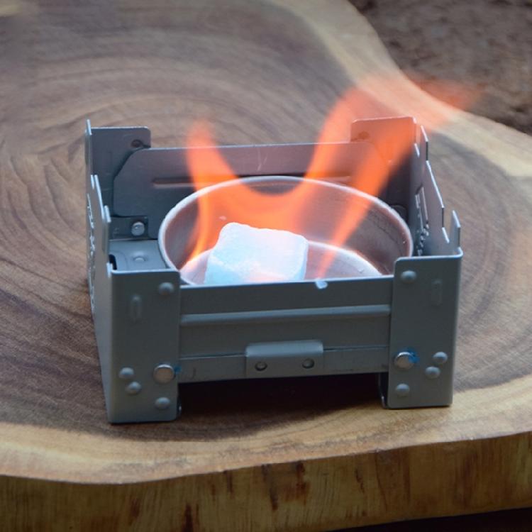 Small Camp Stove Camping Hiking Cooker Picnics Stove, Foldable Alcohols Stove