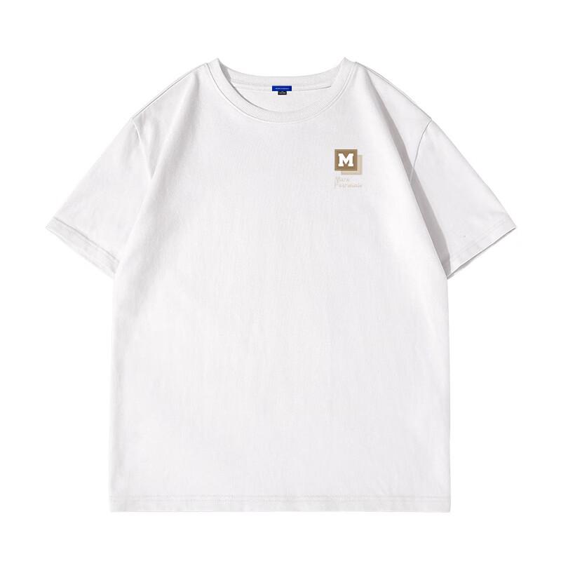 MARK FAIRWHALE Men's Loose Fit Heavyweight Cotton Short Sleeve T-Shirt