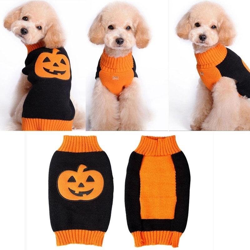 Lovely Pet Dog Warm Jumper Sweater Halloween Christamas Theme Xmas Clothing Puppy Cat Kintwear Costu
