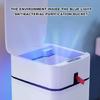 Auto Sealing Sensors Trash Can With Germicidal Blue Light Waterproof Construction Odor Containment For Home Office