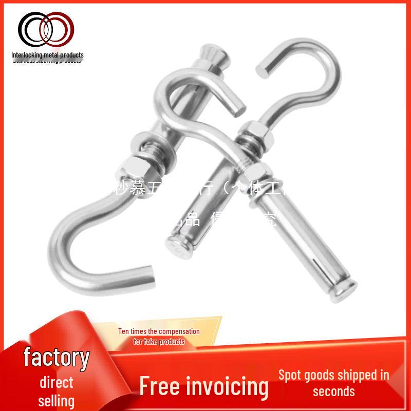 304 Stainless Steel Expansion Eye Bolt with Ring Hook for Gas & Hot Water Systems