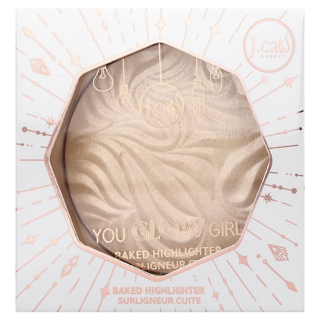 J.Cat Beauty, You Glow Girl, Baked Highlighter, YGG111 Seaside Frost, 8.5g (0.3oz)