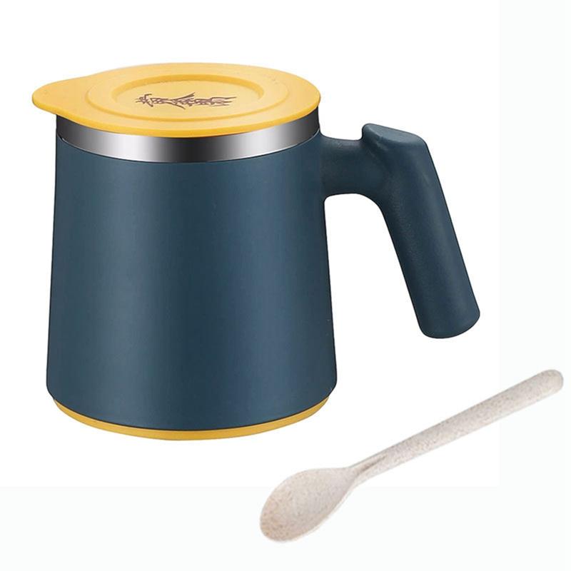 304 Stainless Steel Mug HighValue Coffee Mug Portable Office Heat Insulated Student Water Cup