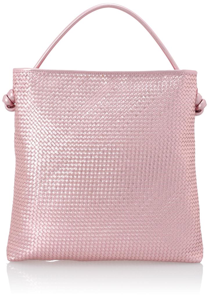 Perke Women's Leather Mesh Hand-Tied Tote Bag, 08-00-09720