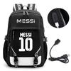 Large Capacity Schoolbag with Shoulder Strap; Student Three-piece Pencil Case Set
