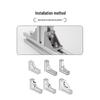 FYZ Thickened Aluminum Profile 6060 90-Degree Right Angle Brackets