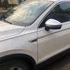 Rearview Side Wing Mirror Caps Cover For VW Tiguan Allspace L MK2 2017 2018   Replacement Matt Chrome