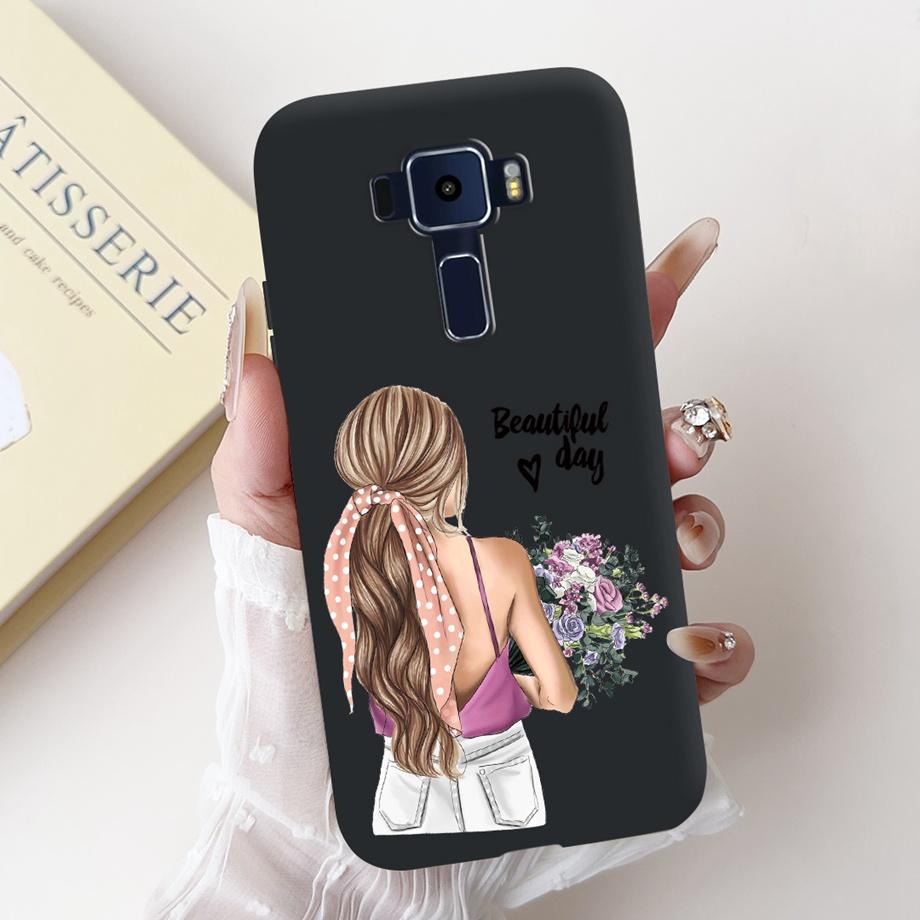 For ASUS Zenfone 3 ZE520KL Z017D 4 Max ZC520KL X008D 3 Max ZC520TL Case Soft Silicone Back Cover Love Heart Butterfly Flower Bag