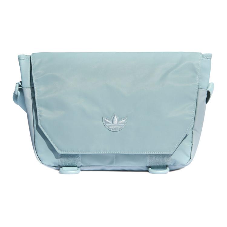 New Adidas Originals Polyamide Messenger Bag, Shoulder Bag, Crossbody Bag Regular Unisex Light Mint Green HD9643