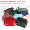 New PU Leather Women Mini Wallet Fashion with Zipper Coin Purse Keychain Wallet Bag Small Purse Short Wallets