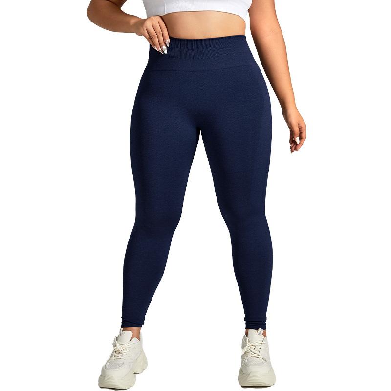 Large Seamless Tight Fit Fitness Pants For Women, High Waist And Hip Lifting Peach Pants, Outdoor Sports Yoga Quick Drying Yoga Pants For Women