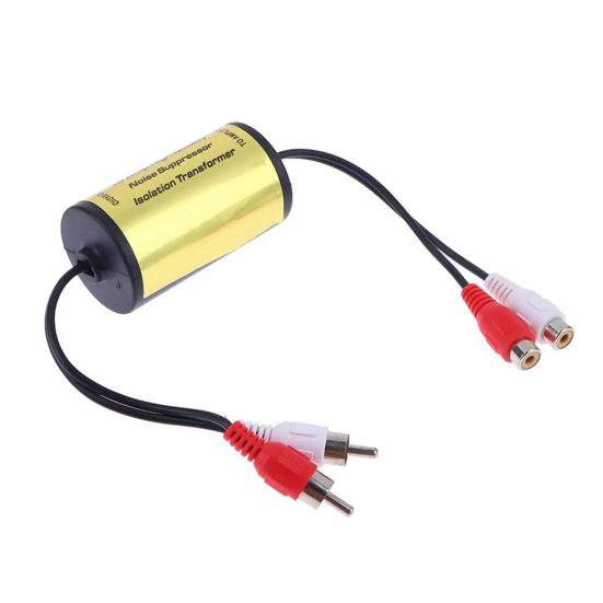 Yousheng Car Audio Noise Filter Remove Engine Whine And Static Car Audio Hum Eliminator Sound Quality Enhancer for Car Stereo Systems