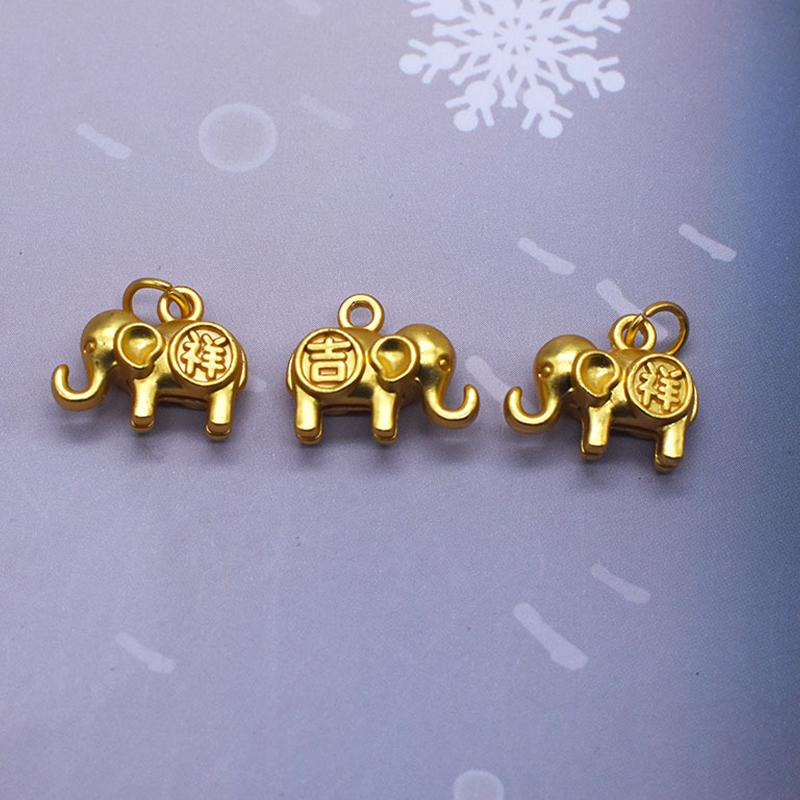 Elephant Metal Pendant Fashion Diy Earrings Bracelet Necklaces Pendants Accessories