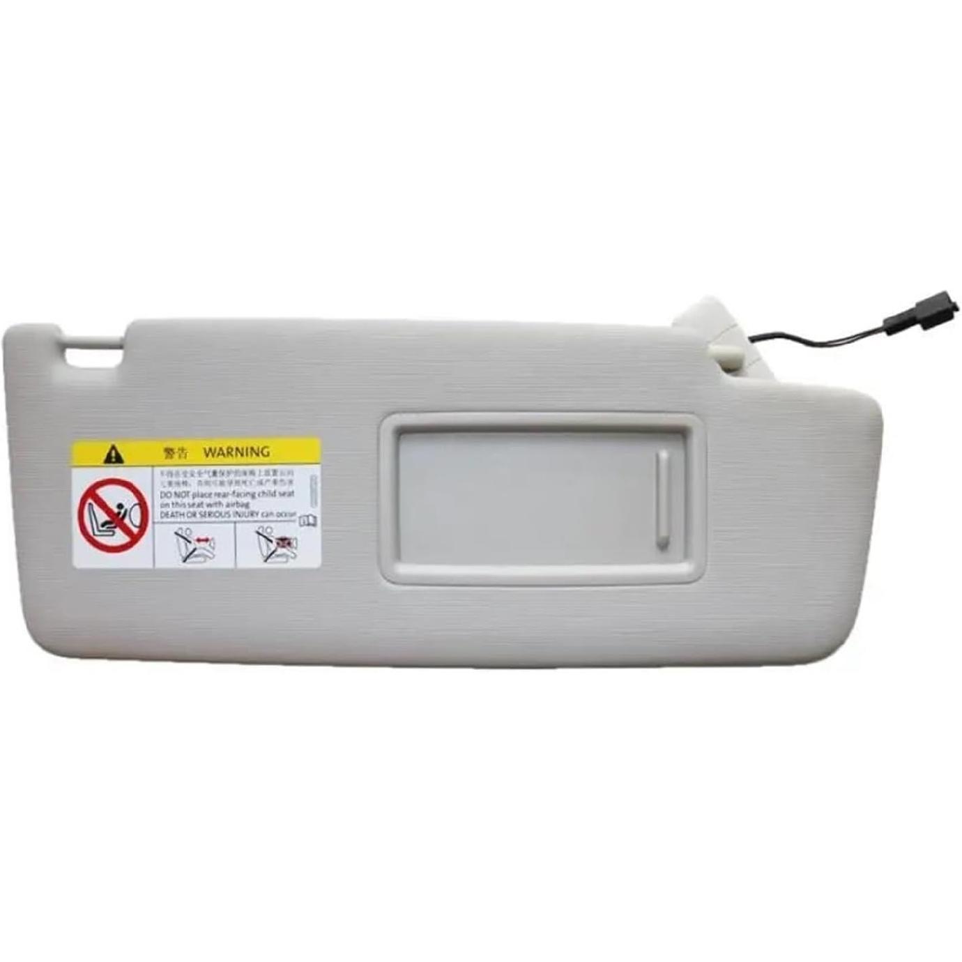 

for VW Tiguan 2017-2022 / for Touran 2016-2022 Interior Sunvisor with Mirror with lamp Front Visor Assembly car Accessories(Color:Right Side Gray)