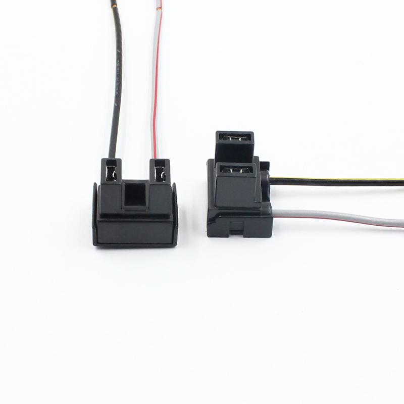 2X H7 Headlight Bulb Socket Outlet Ceramic Lamp Base Car Connector Plug Socket HID H7 Cable Connector Base for Halogen Head Lamp