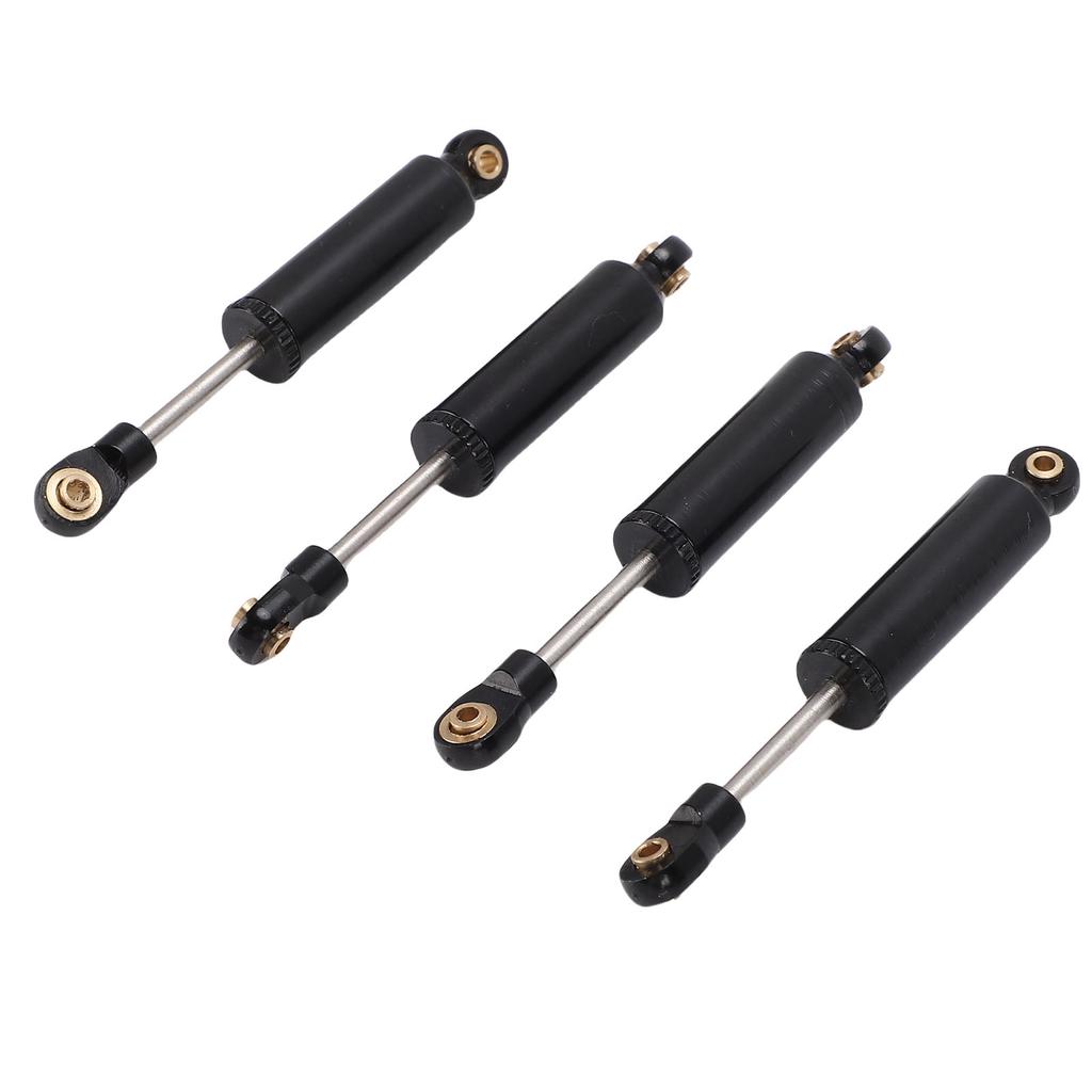 4PCS Shock Absorbers Fit for   1Celsius18 Scale RC Crawler Car Internal Spring Shock Dampers with Screws Washers 59mm Black