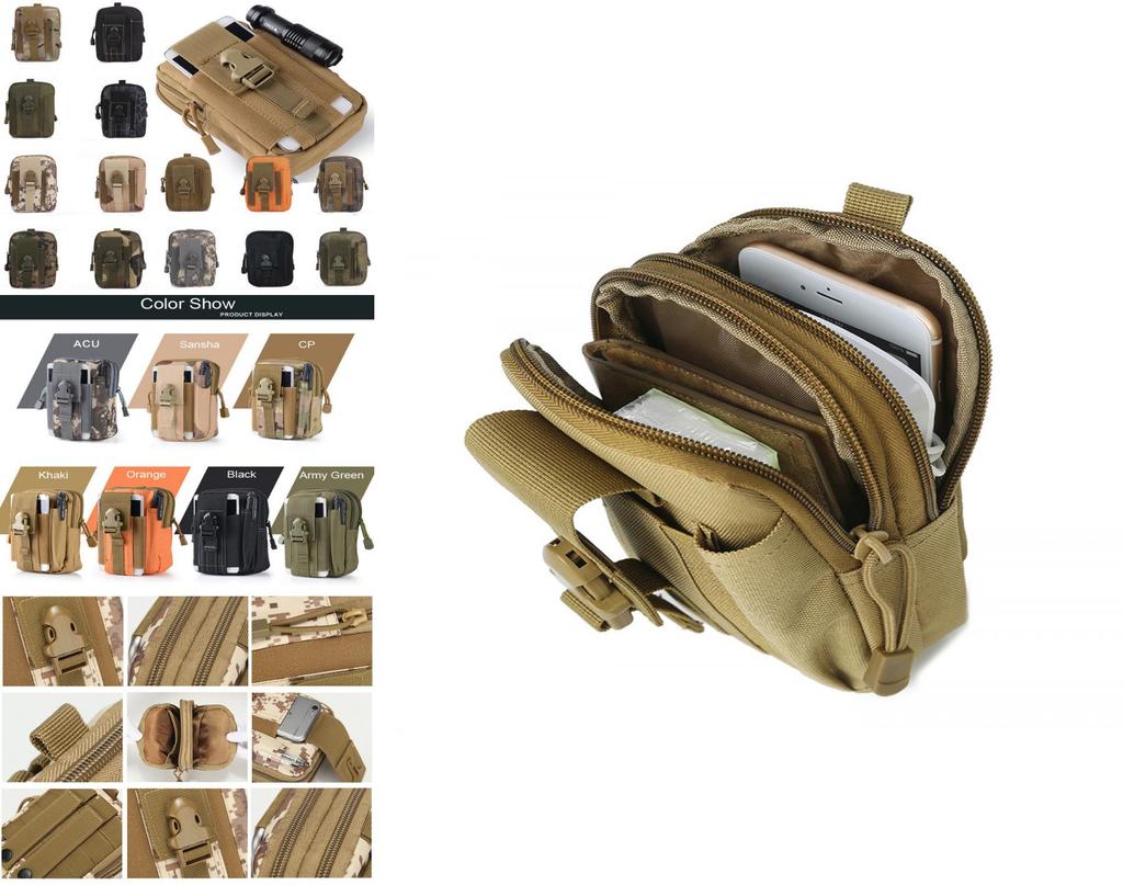 Multipurpose Waterproof Tactical Fanny Pack With Spacious Compartments For Military Use