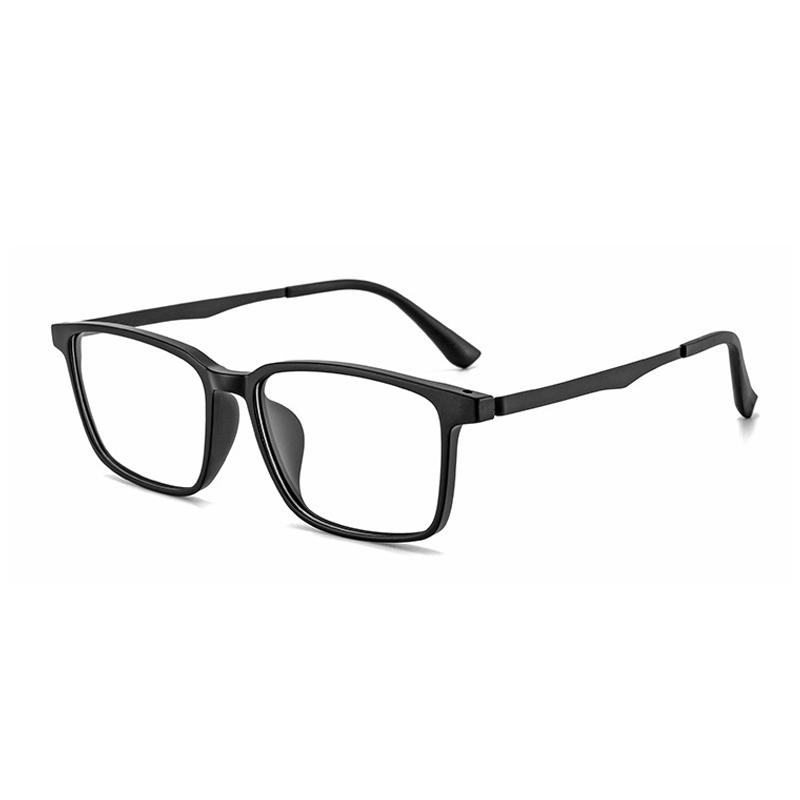 New Men Business Eyewear Retro Square TR90 Titanium Frame Prescription Glasses For Men A1002
