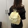 Schoolbag1011 new Korean version backpack large capacity waterproof casual lightweight backpack cute casual drawstring backpack