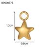 3PCS/LOT CARLIDANA Vintage Luxury Stainless Steel Natural Stone Star Eye Sunflower Pendants Charms for DIY Jewelry