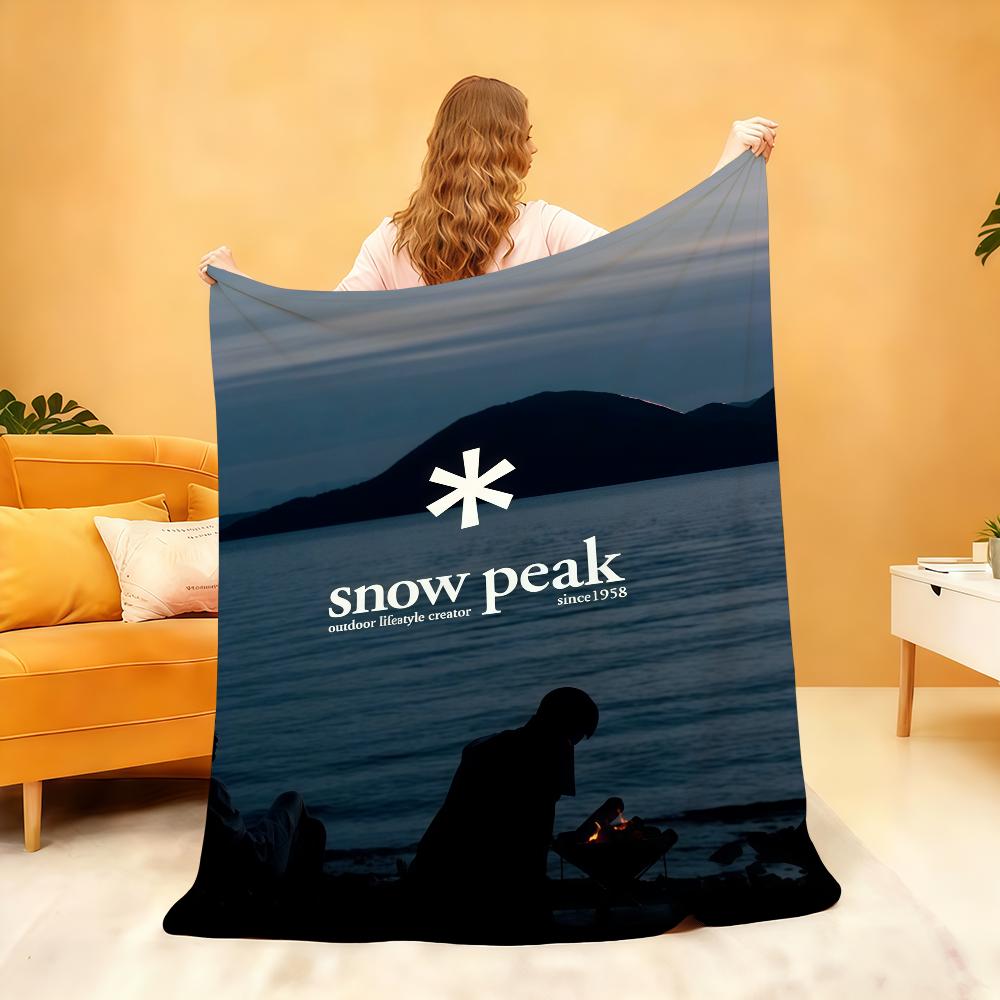 Classic Energetic S Snow P PeaksS Blanket Soft Throw Blanket for Home Bedroom Bed Sofa Picnic Travel Office Rest Blanket Gift