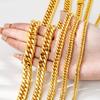 Vietnamese Sand Gold Necklace Imitation Gold Trend Interlocking Chain Luxury Domineering Gift Jewelry