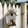 Resin Bird House Waterproof Outdoor Easy Installation Garden House Attracts Bird Hummingbird Shelter Cage Nest