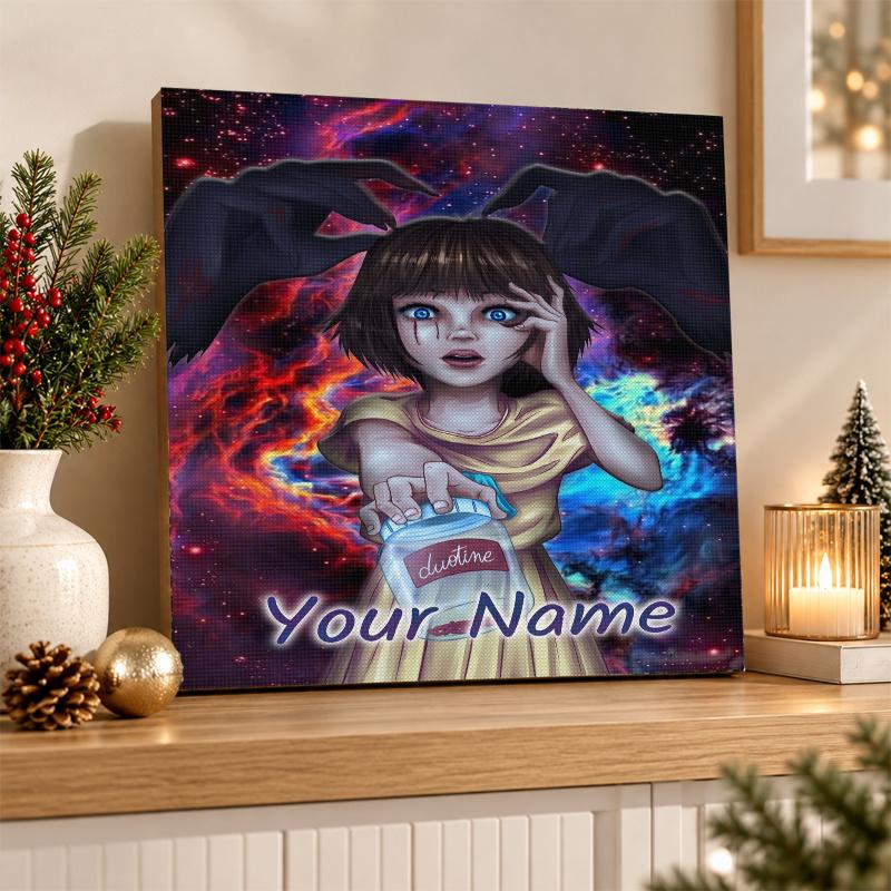 Fran Bow Custom Name Text 5D Diamond Painting Kit DIY Full Drill Diamond Art Decoration