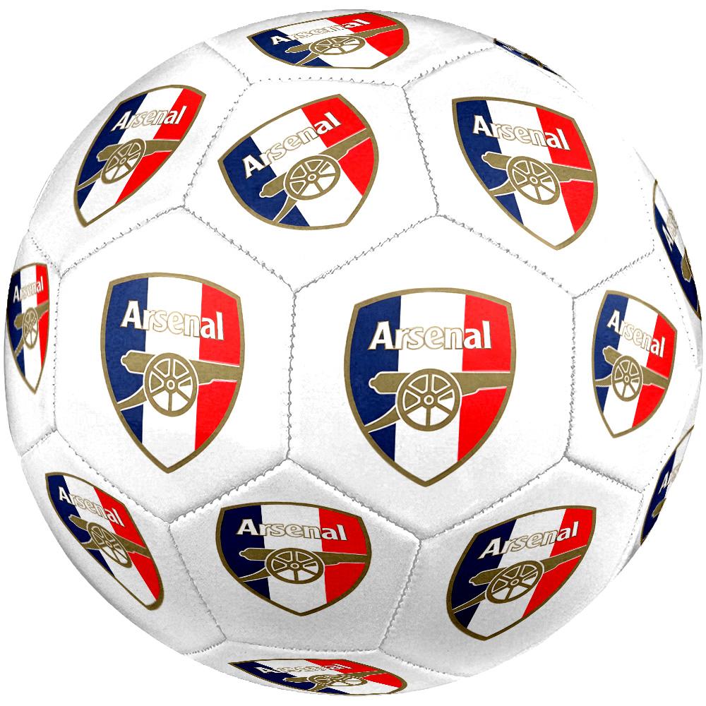 Arsenal Football Club Crest Size 5 Soccer Ball Machine Sewn Indoor/Outdoor Universal Football Ideal for Soccer Enthusiasts
