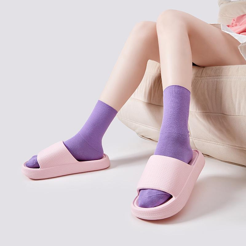 EVA Bathroom New Home Slippers Soft Bottom Non-slip Thick Bottom Indoor Slippers