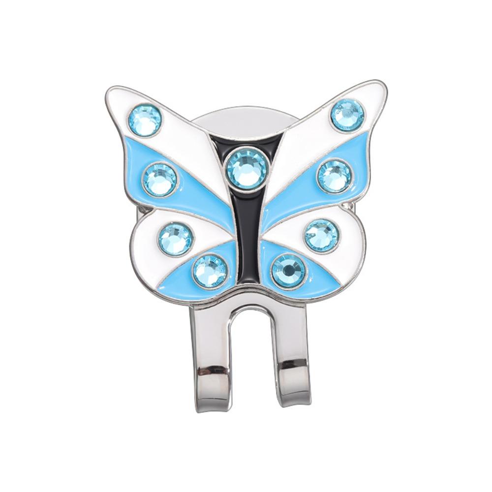 Magnetic Golf Cap Clip Butterfly Shape Golf Hat Marker Golf Ball Marker  Baseball Hat