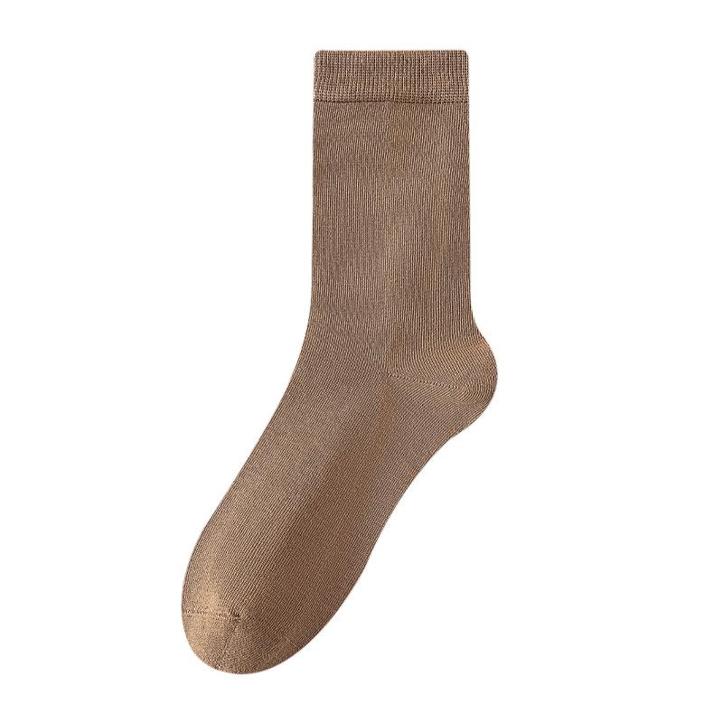 Female Spring and Autumn Anti Pilling Boneless Essential Oil Deodorizing Moon Seed Tube Cotton Socks