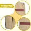 Pouch Beach Organizer Folding Chair Armrest Storage Bag Canvas Multi Pocket Snap Straps