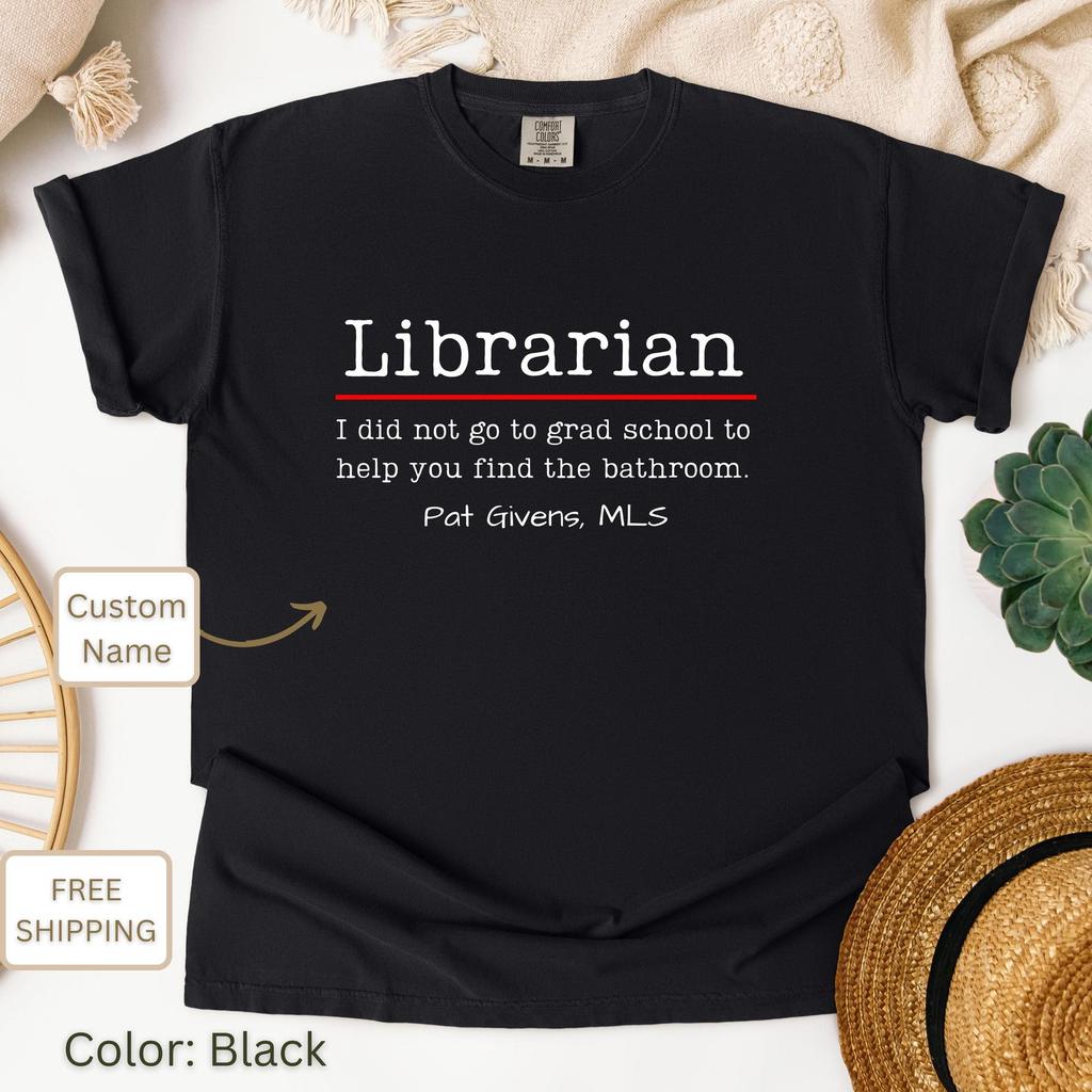 Sarcastic Librarian T-shirt: Funny Library Science Gift