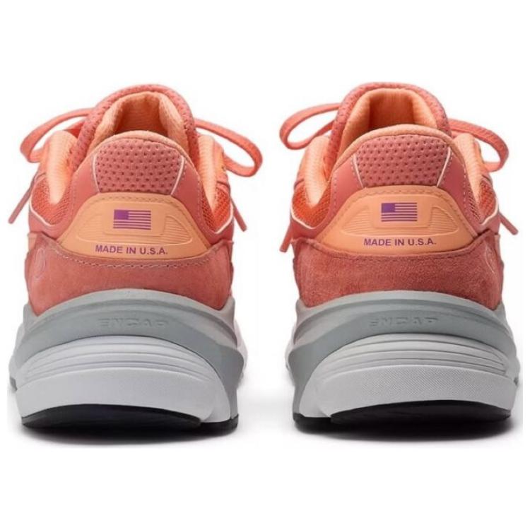 New Balance 990v6 Made In USA Salmon Unisex Sneakers Pink U990SR6