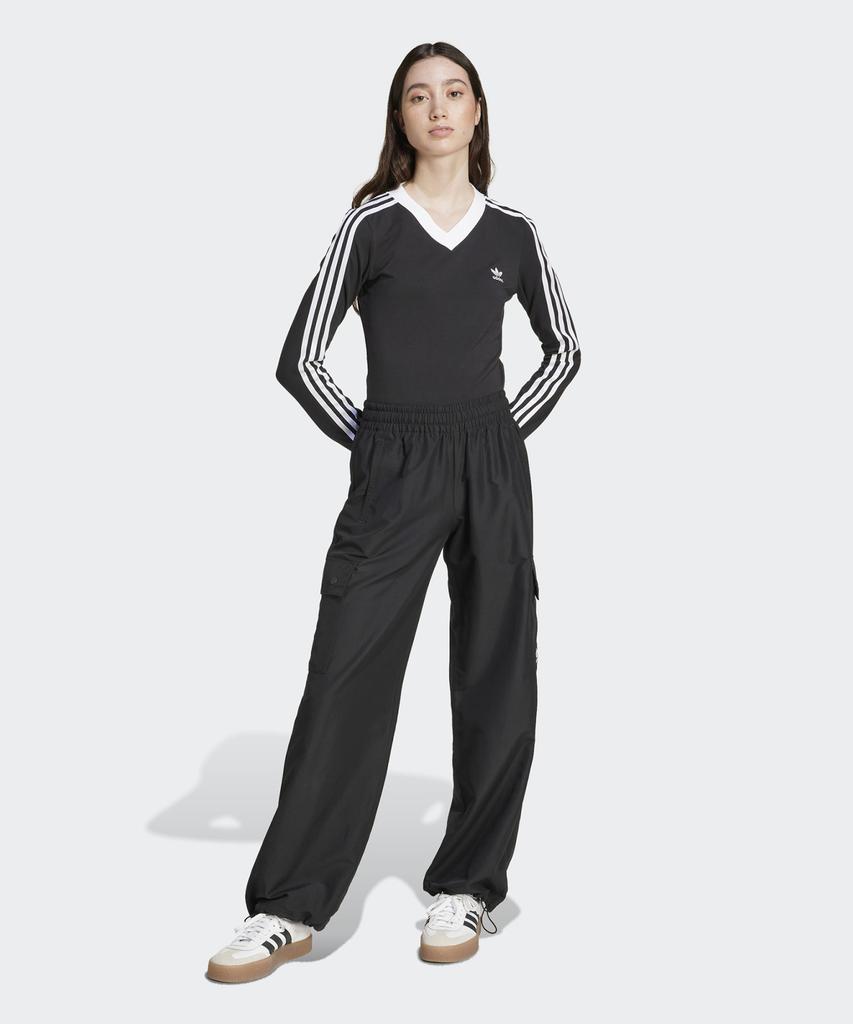 adidas V-Neck Long Sleeve Shirt - Black / Iy7247