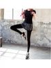 South Korea Stretch Women's Sports Shorts Running Plus Size Casual Fitness Yoga Suit Quick-Drying Fake Two-Piece Tight Trousers