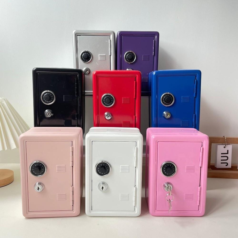Anti-Theft Piggy Bank Password Lock Money Storage Box Decorative Box Mini Safe Box Cash Savings