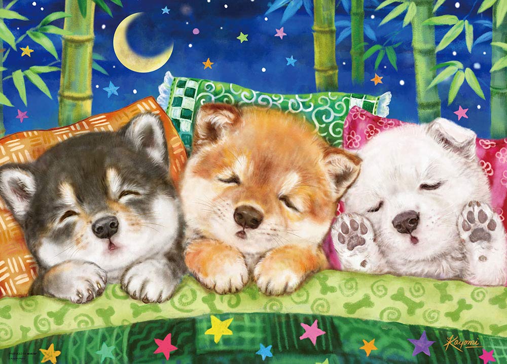 

BEVERLY in 600 Piece Jigsaw Puzzle Kayomi Harai Yumemiru Dog x [Made Japan] (38 53cm) 66-162