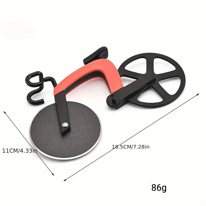 Creative Bicycle Shaped Pizza Cutter with Dual Stainless Steel Wheels , Ideal for Even Slices, Perfect for Parties and Gatherings, Pizza Serving Tool