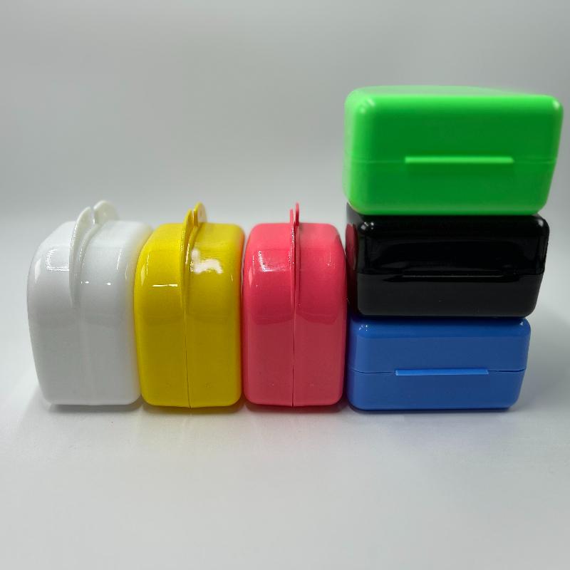 50Pcs New Plastic Tray Box Dental Orthodontic Retainer Box Case Plastic Teeth Container Denture Box False Teeth Protective Case