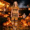 Family Matching Halloween Print Short Sleeve Pajama Set - Top and Pants for Mom and Kids