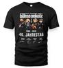 2026 Summer Hot Sale Bhse OnkelzSeitein Bhse Onkelz 46 Years Tour T Shirt Unisex Vintage Top Breathable Streetwear Casual Tee