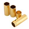 4PCS Metal Guitar String Slide Golden Color Metal Slide Guitar Bass Slide  For Electric Guitar