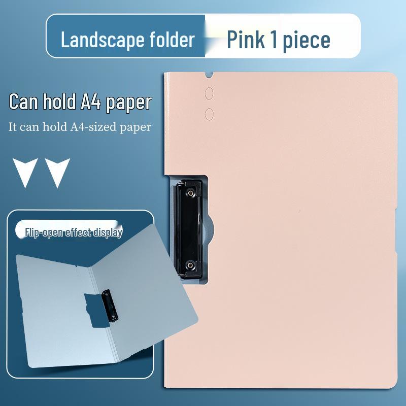 Macaron Color Frosted A4 Document Storage Clipboard with Thick Foam Board