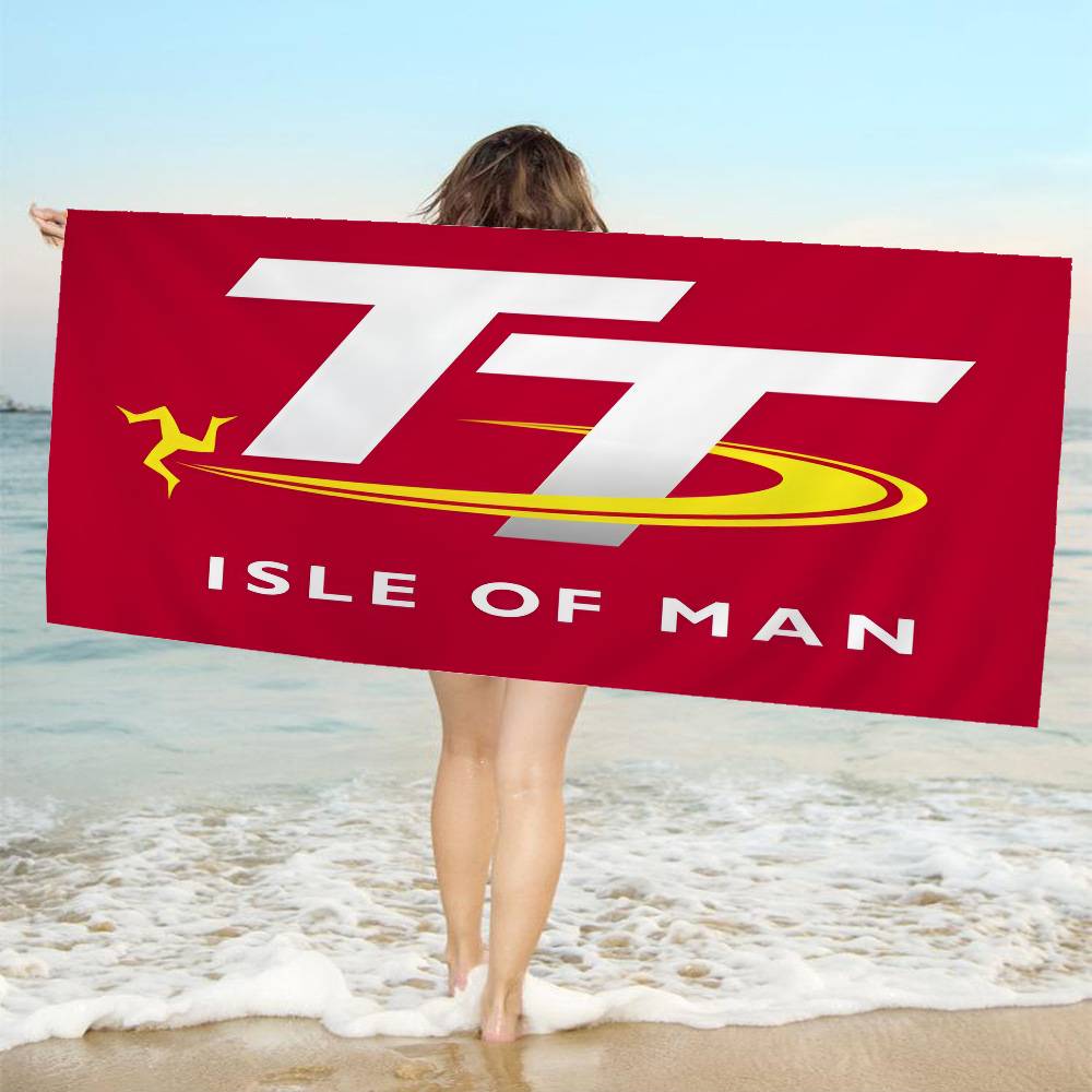 Asciugamano da Spiaggia Anime I-Isle Of Man TT Morbido Assorbente Lavetta Regali per Bambini Viaggio Campeggio Palestra