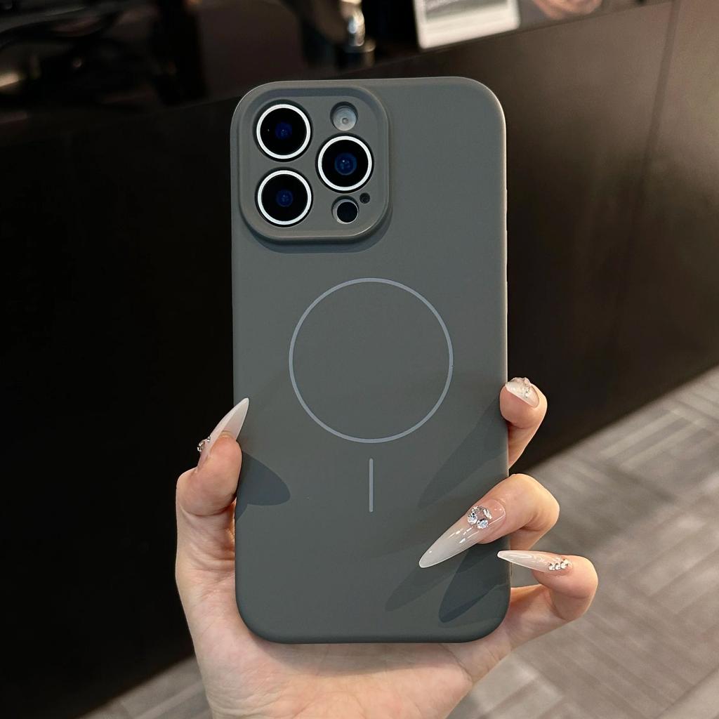 Magnet Flüssigsilikon Kamera-Bedienknopf Hülle Für iPhone 16 E 15 14 Plus 13 12 11 Pro X XS XR Max Für Magsafe Armor Cover